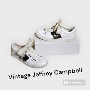 Jeffrey Campbell LF White Sneakers
